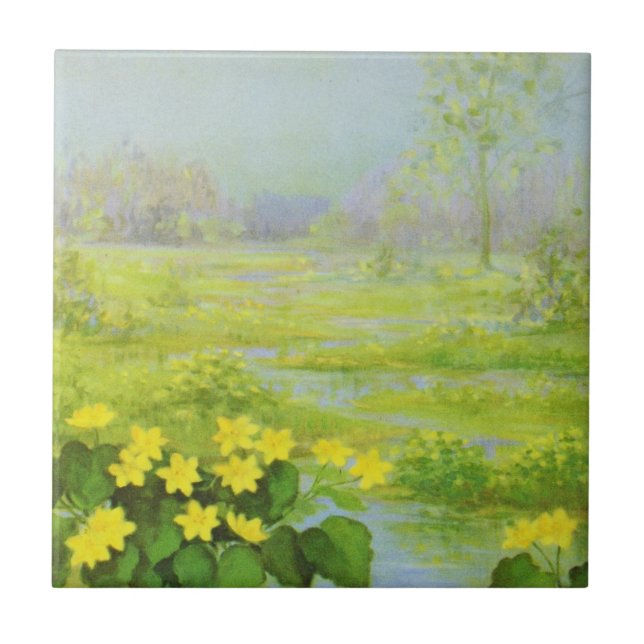 Cowslip by Cargill, 1937 Fliese (Vorderseite)