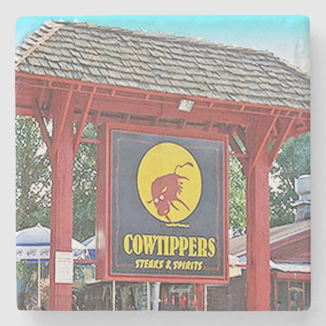 Cowtippers, Cowtippers Atlanta, Cowtippers Steinuntersetzer (Vorderseite)
