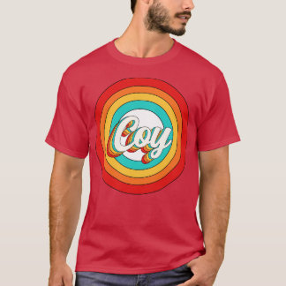 Coy Name Shirt Vintag Coy Circle