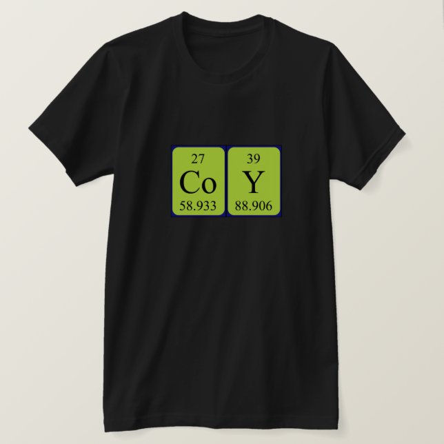 Coy Periodenname Shirt (Design vorne)