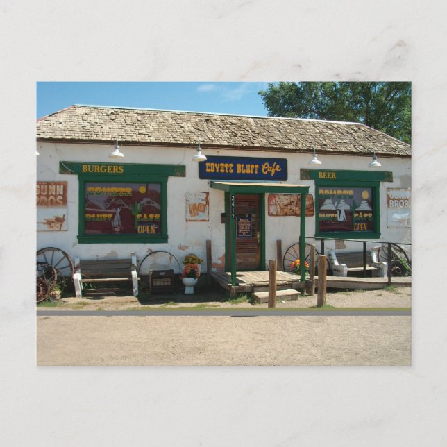 Coyote Bluff Cafe à Amarillo, Texas | Carte postal (Devant)