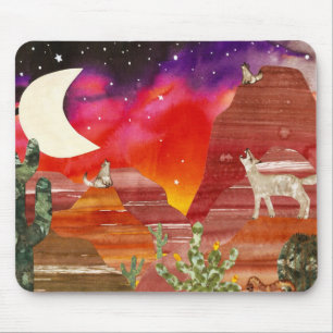 Coyote Canyon Night Songs Mousepad