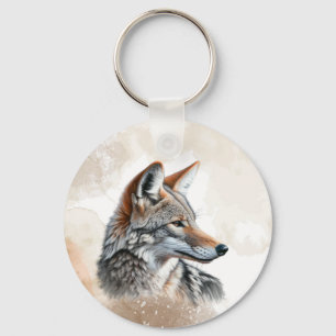 Coyote Coyote Country Cotattacore Rustikale Printw Schlüsselanhänger