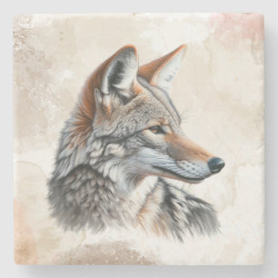Coyote Coyote Country Cotattacore Rustikale Printw Steinuntersetzer