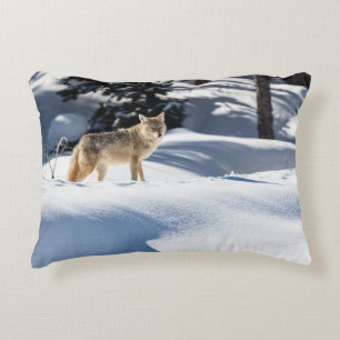 Coyote Cozy Cabin Winter-Themen-Kissen Dekokissen