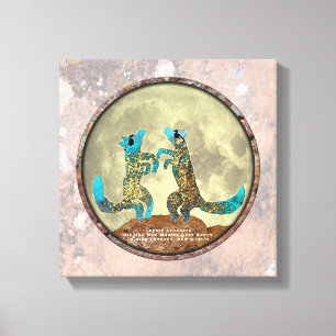 Coyote Crooners Canvas Print Leinwanddruck