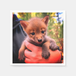 Coyote Cub Serviette