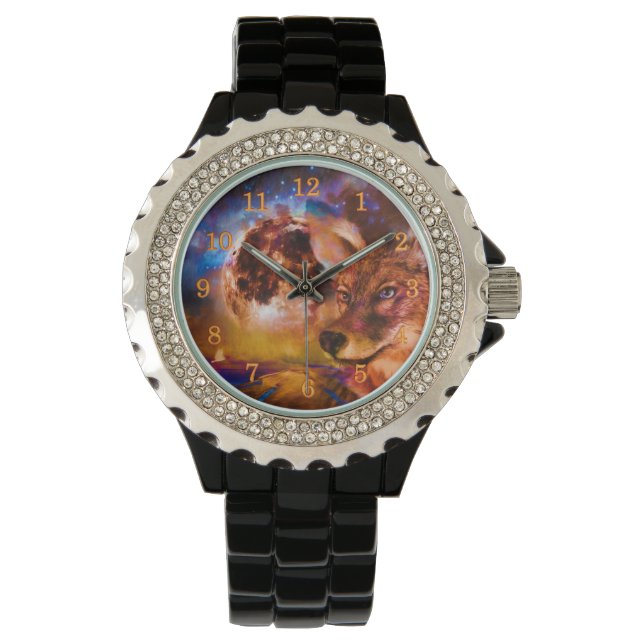 COYOTE FENNT MICH NICHT AN! ARMBANDUHR (Vorderseite)