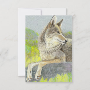 Coyote Flat Danke-Karte Dankeskarte