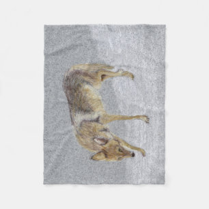 Coyote Fleecedecke