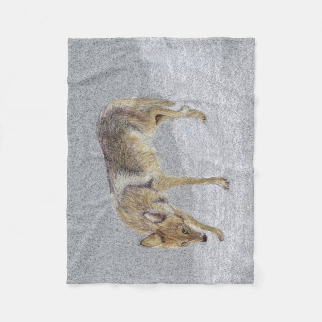 Coyote Fleecedecke (Vorderseite)