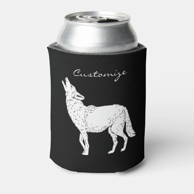 Coyote Howling Thunder_Cove Dosenkühler (Kanne Rückseite)