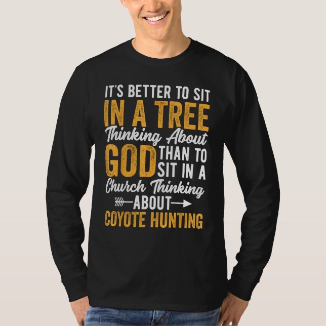 Coyote Hunting Coyote Hunter Yote Happy Couples Hu T-Shirt (Vorderseite)