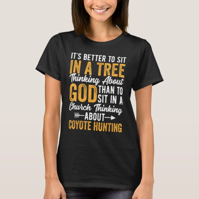 Coyote Hunting Coyote Hunter Yote Happy Couples Hu T-Shirt (Vorderseite)