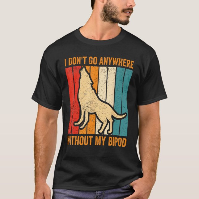 Coyote Jagd Coyote Junter Yote Überall ohne T-Shirt (Vorderseite)