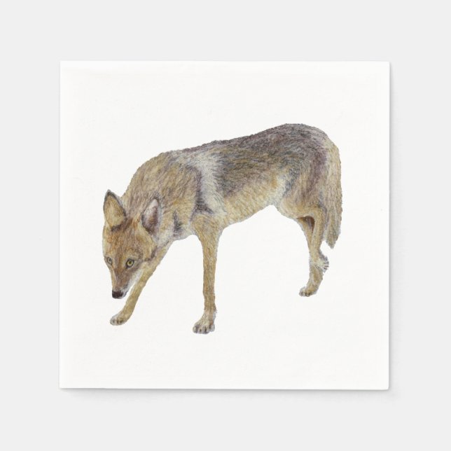 Coyote Serviette (Vorderseite)