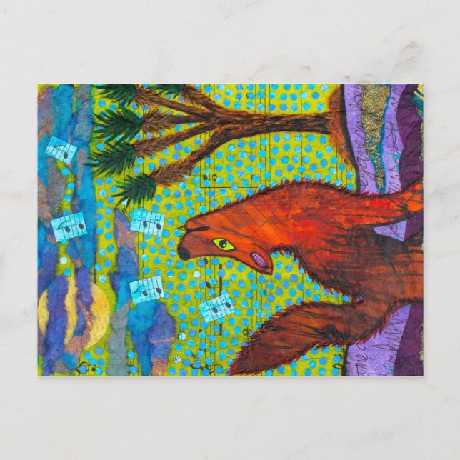 Coyote Song Postkarte (Vorderseite)