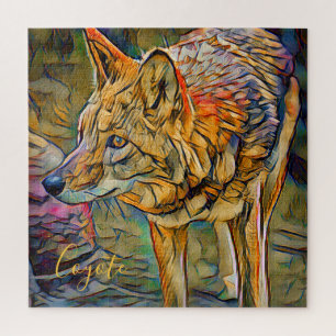 Coyote [Square Jigsaw puzzle]