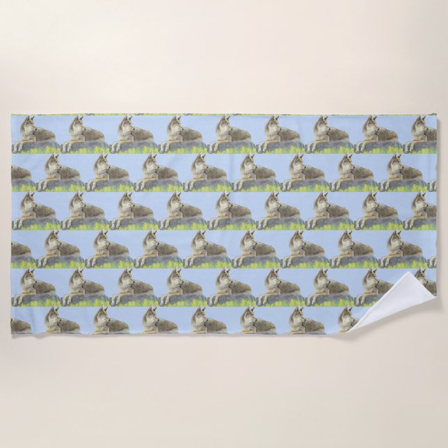 Coyote Strandtuch (Vorderseite)
