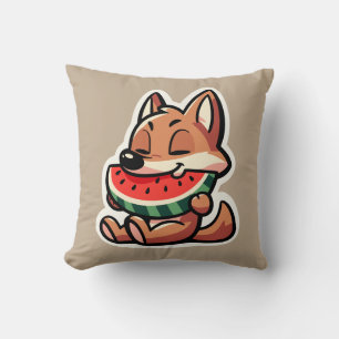 Coyote Watermelon Kissen