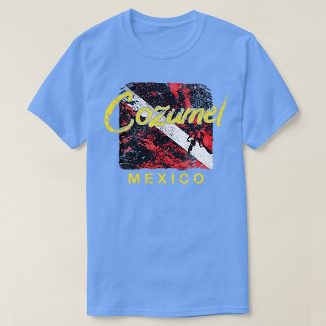 Cozumel DIVE Mexico SCUBA Diving T-Shirt (Design vorne)