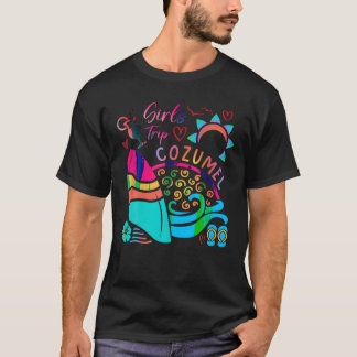 Cozumel Girls Trip 2023 Beach Summer Vacation Kraw T-Shirt