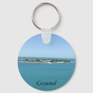 Cozumel-Insel-blaues Wasser tropisch Schlüsselanhänger