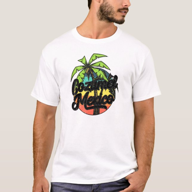 Cozumel Mexico Vacation T-Shirt (Vorderseite)