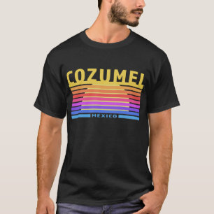 Cozumel Mexico Vintag Sunset, Sunrise T - Shirt