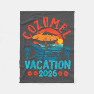 Cozumel Mexiko 2026 Familienurlaub Strand Sommer V Fleecedecke