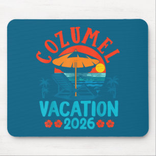 Cozumel Mexiko 2026 Familienurlaub Strand Sommer V Mousepad