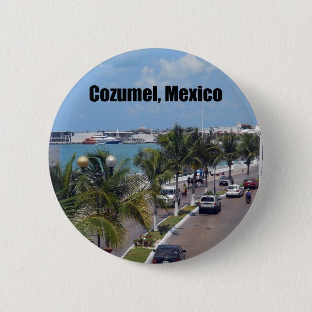 Cozumel, Mexiko Button (Vorderseite)