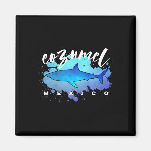 Cozumel Mexiko Hai Scu Taucher Frühlingsferien Magnet