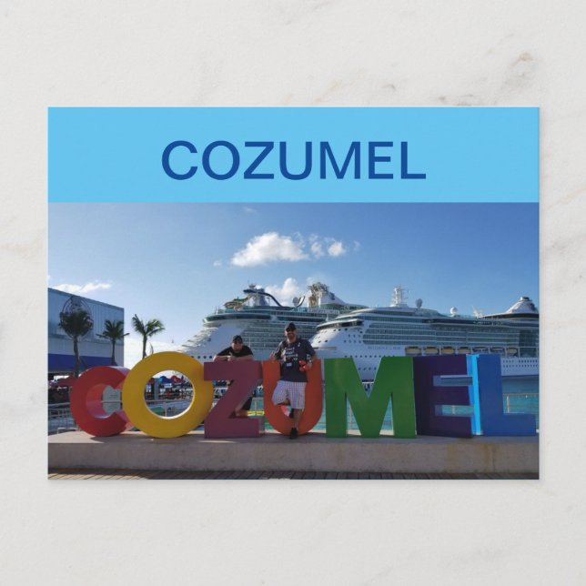 COZUMEL POSTKARTE (Vorderseite)
