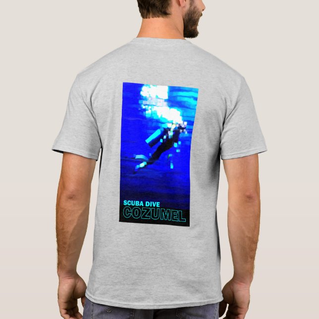Cozumel Scuba Diving T-Shirt (Rückseite)
