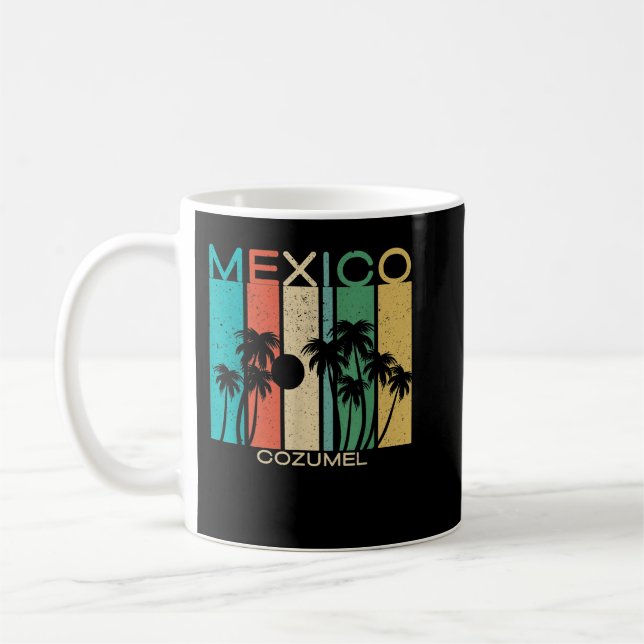 Cozumel  Souvenir Mexico Summer Gift Kaffeetasse (Links)