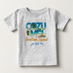 Cozumel Vacation 2025 Tropical Erlebnis Baby T-shirt