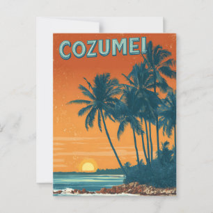Cozumel Vintag Postkarte