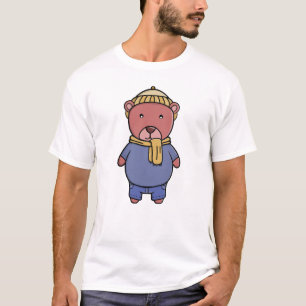 Cozy Bear im Winteroutfit T-Shirt