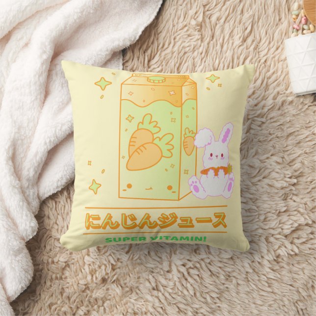 COZY BUNNY MIT CARROT JUICE KISSEN (Decke)