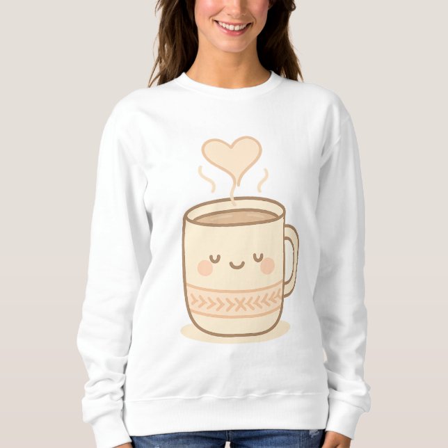 Cozy Calm Sweaters for Slow Winter Days Sweatshirt (Vorderseite)