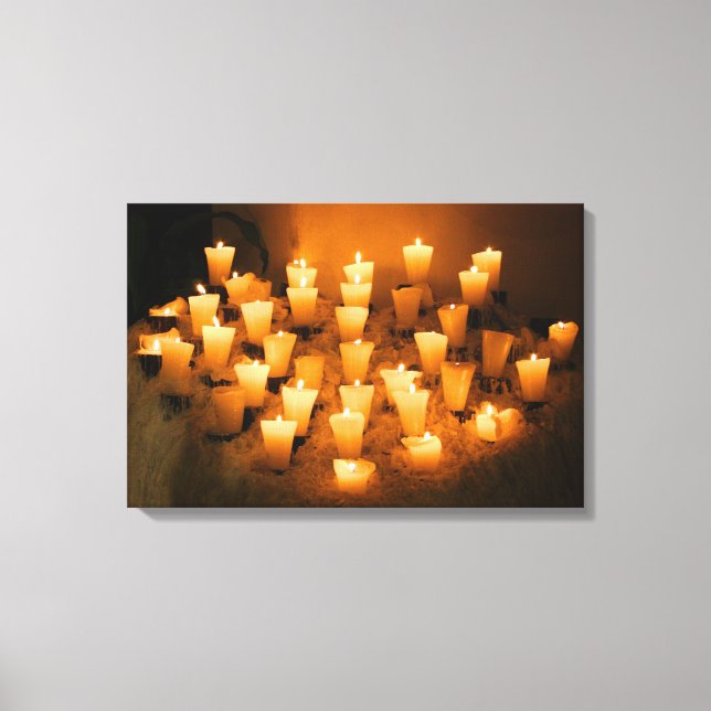 COZY CANDLES 16x24 Leinwanddruck (Vorderseite)