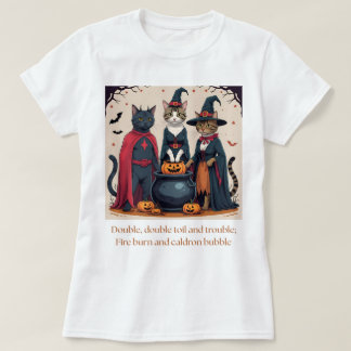 Cozy cats - Halloween Cauldron T-Shirt