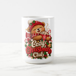 Cozy Christmas Club Teddybär-T-Shirt Kaffeetasse