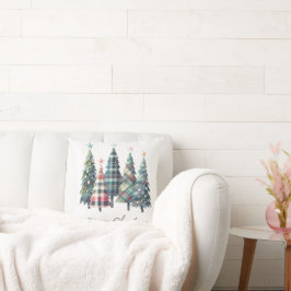 Cozy Christmas Cushion with Santa Claus Illustrati Kissen