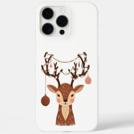 Cozy Christmas Deer with Ornaments and LPhone Case