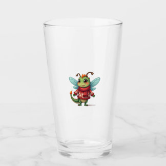 Cozy Christmas Dragonfly Glas