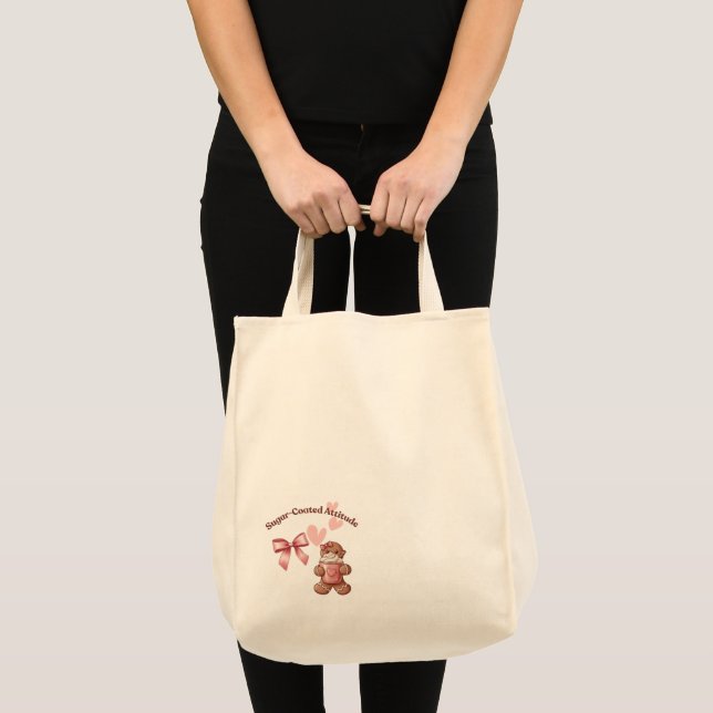 Cozy Christmas Gingerbread Coquette Sweet Tragetasche (Vorderseite (Produkt))