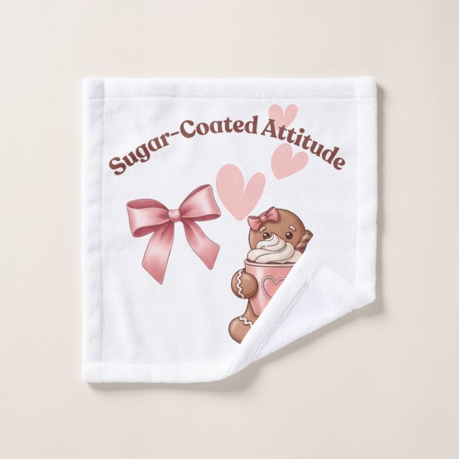 Cozy Christmas Gingerbread Coquette Sweet Waschlappen (Waschlappen)