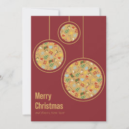 Cozy Christmas & Happy New Year Card Feiertagskarte